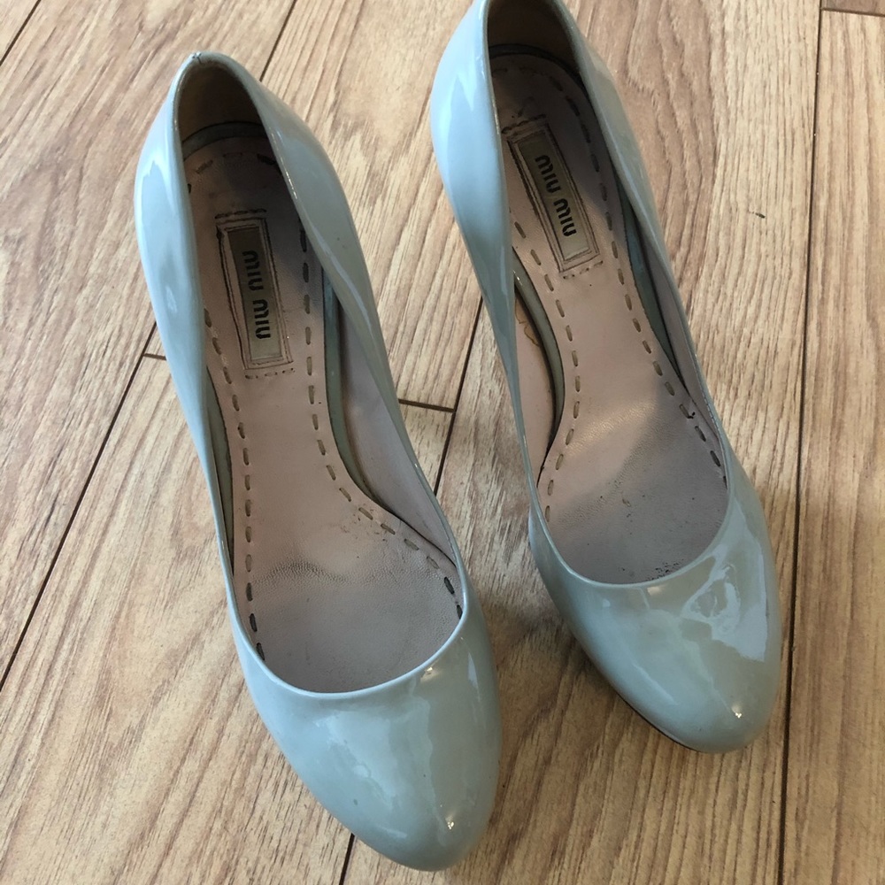 MUI MUI by prada Small platform high heels